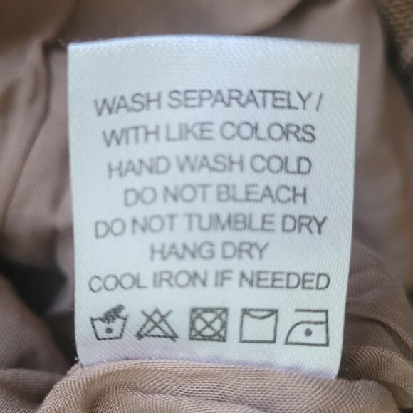 Revolve Majorelle tan plaid puff sleeve lace-up Darlene Mini Dress size S EUC - Picture 11 of 12